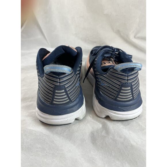 HOKA One One Bondi 6 Mood Indigo Pink Running Shoes US Womens Size 7 D Wide - Picture 3 of 10